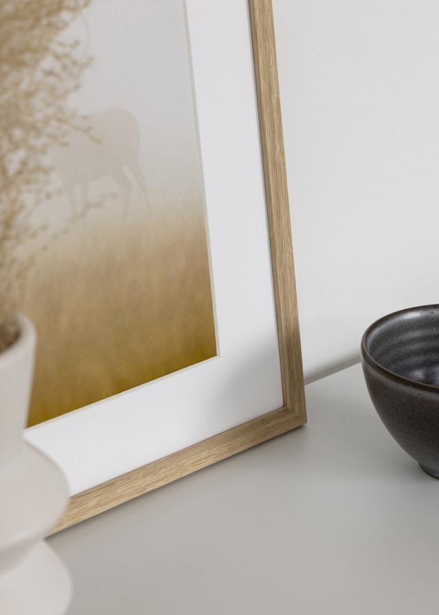 Jämtlands Ramfabrik Frame Vemdalen Acrylic Glass Oak 34x84 cm