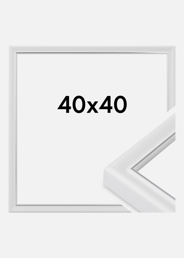 Jämtlands Ramfabrik Frame Canterbury Acrylic Glass White 40x40 cm
