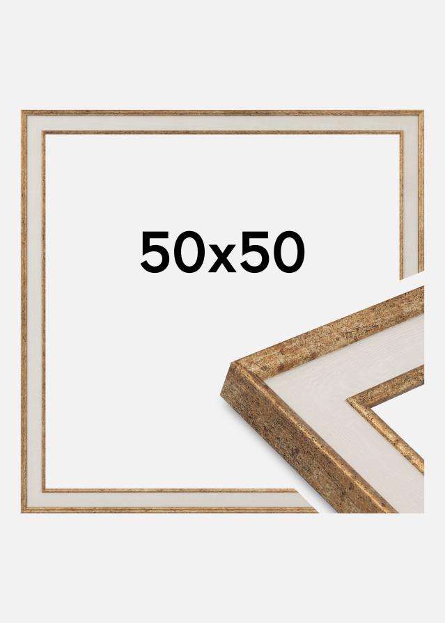 Jämtlands Ramfabrik Frame Dolly Acrylic Glass Gold 50x50 cm