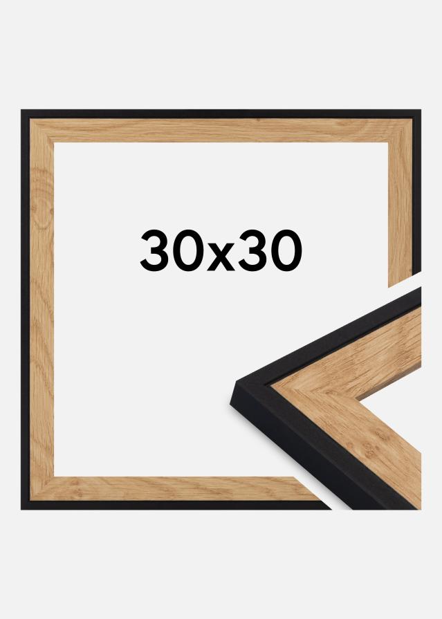 Jämtlands Ramfabrik Frame Iris Acrylic Glass Black 30x30 cm