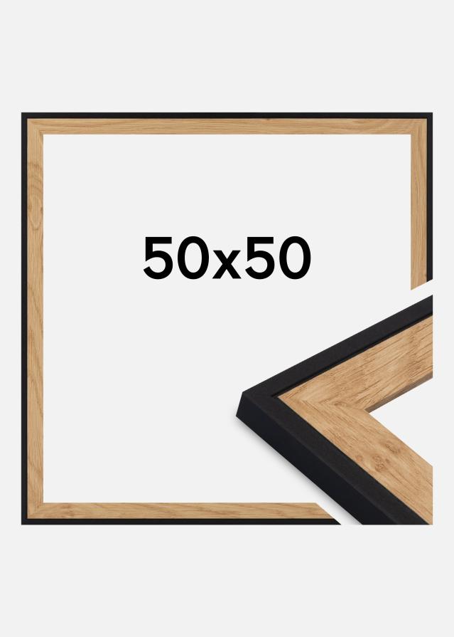 Jämtlands Ramfabrik Frame Iris Acrylic Glass Black 50x50 cm