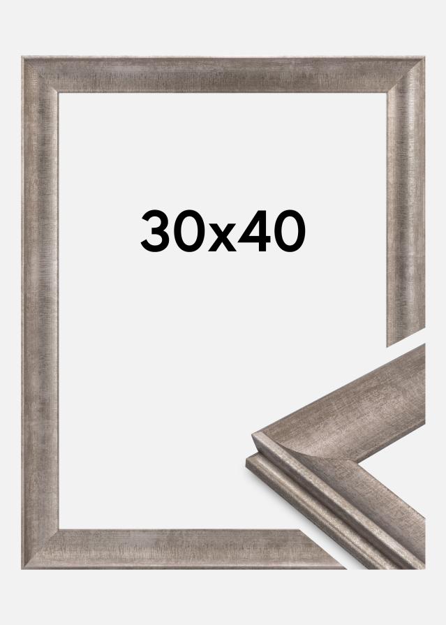 Jämtlands Ramfabrik Frame Conca Acrylic Glass Silver 30x40 cm