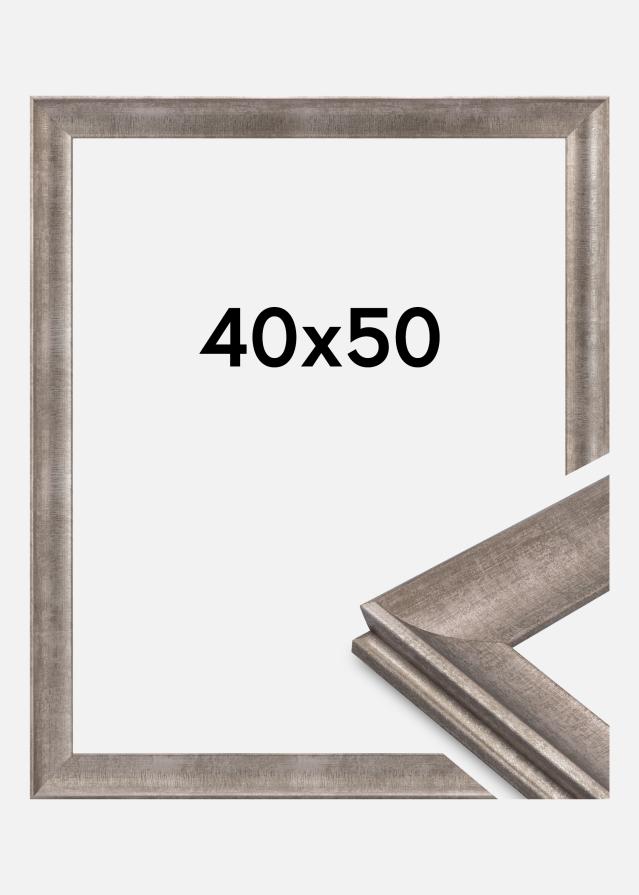 Jämtlands Ramfabrik Frame Conca Acrylic Glass Silver 40x50 cm