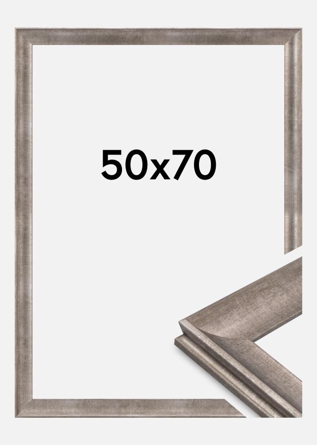 Jämtlands Ramfabrik Frame Conca Acrylic Glass Silver 50x70 cm