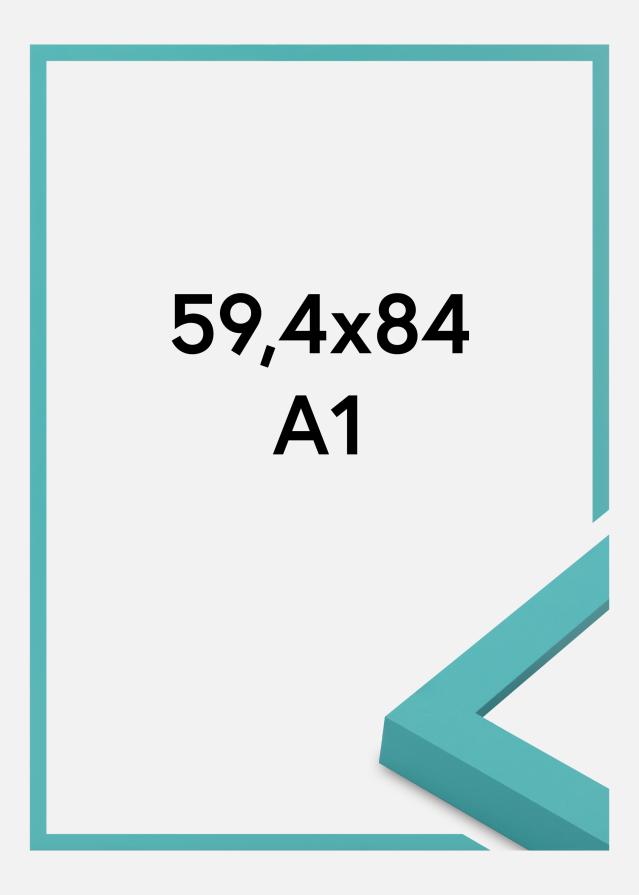 Jämtlands Ramfabrik Frame Selection Acrylic Glass Aqua Blue 59.4x84 cm (A1)