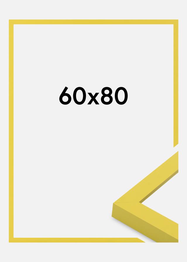 Jämtlands Ramfabrik Frame Selection Acrylic Glass Yellow 60x80 cm