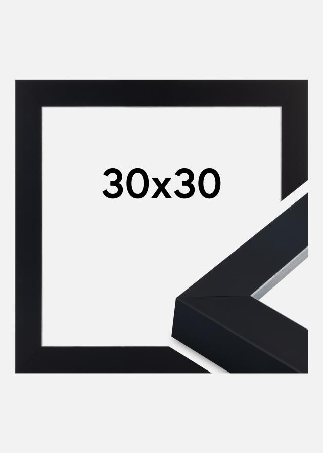 Jämtlands Ramfabrik Frame Sussex Acrylic Glass Black/Silver 30x30 cm