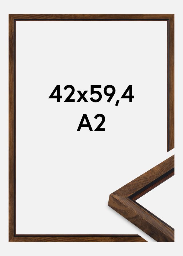 Jämtlands Ramfabrik Frame Obsidian Acrylic Glass Walnut 42x59.4 cm (A2)