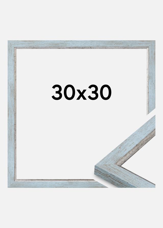 Jämtlands Ramfabrik Frame Whitby Acrylic Glass Blue 30x30 cm