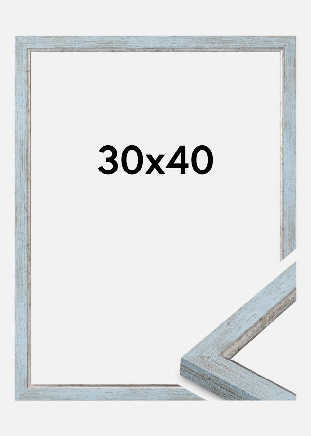 Jämtlands Ramfabrik Frame Whitby Acrylic Glass Blue 30x40 cm