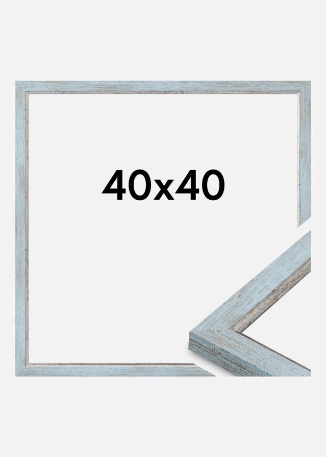 Jämtlands Ramfabrik Frame Whitby Acrylic Glass Blue 40x40 cm