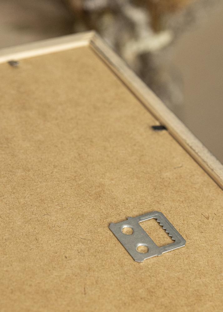 Ram med passepartou Frame Edsbyn Silver 40x45 cm - Mounts White 11x13 inches