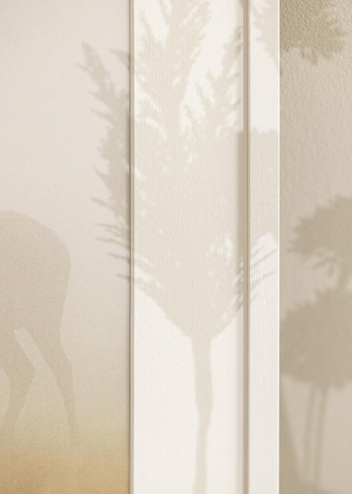 Ram med passepartou Frame Edsbyn White 22x28 cm - Mounts White 12x18 cm