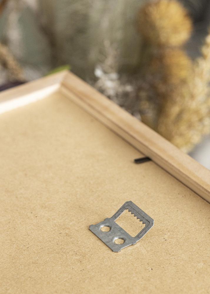 Ram med passepartou Frame Stilren Walnut 55x70 cm - Mounts White 45,7x61 cm