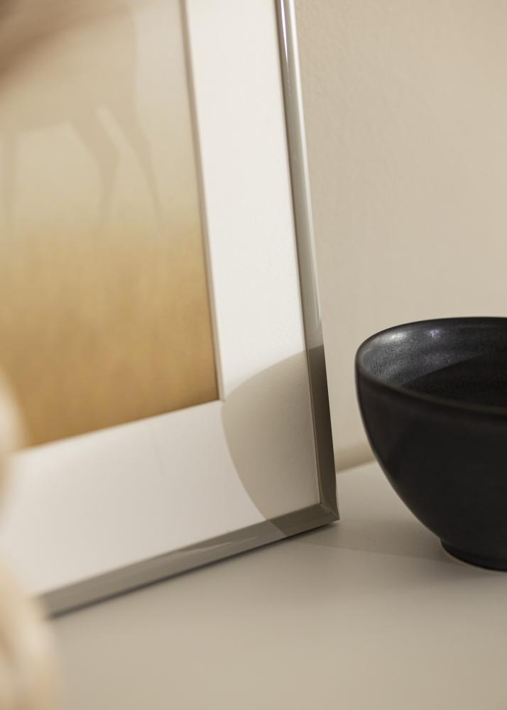 Ram med passepartou Frame New Lifestyle Earth Gray 18x24 cm - Mounts White 13x17 cm