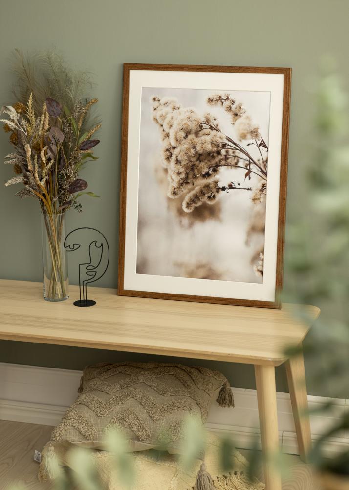 Ram med passepartou Frame Stilren Warm Brown 20x30 cm - Mounts White 9x11 cm