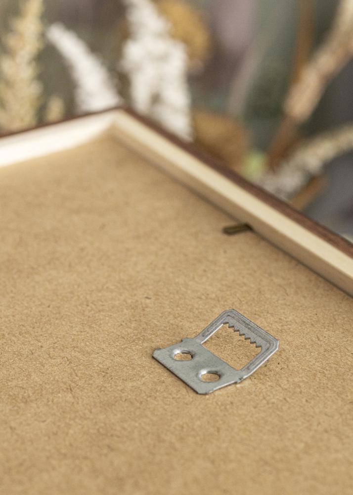 Ram med passepartou Frame Stilren Warm Brown 20x30 cm - Mounts White 9x11 cm