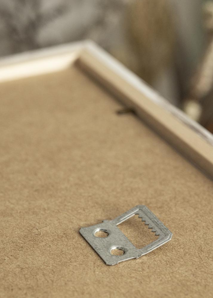 Ram med passepartou Frame Stilren Vintage White 30x40 cm - Mounts White 21x29.7 cm