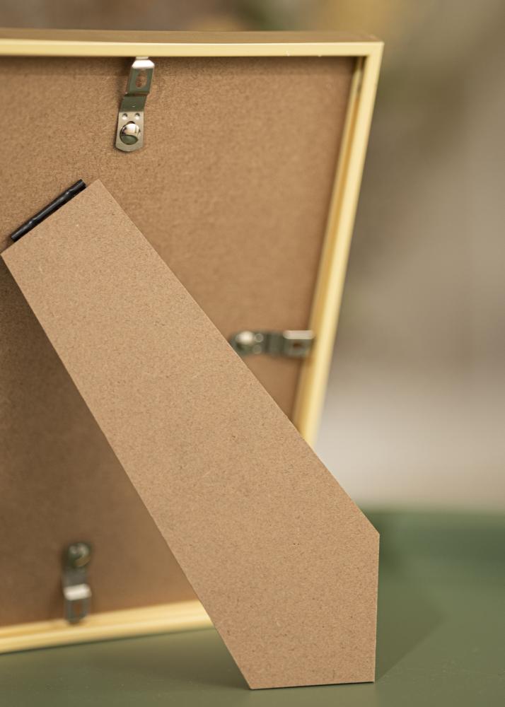 Ram med passepartou Frame New Lifestyle Gold 15x15 cm - Mounts White 8x8 cm