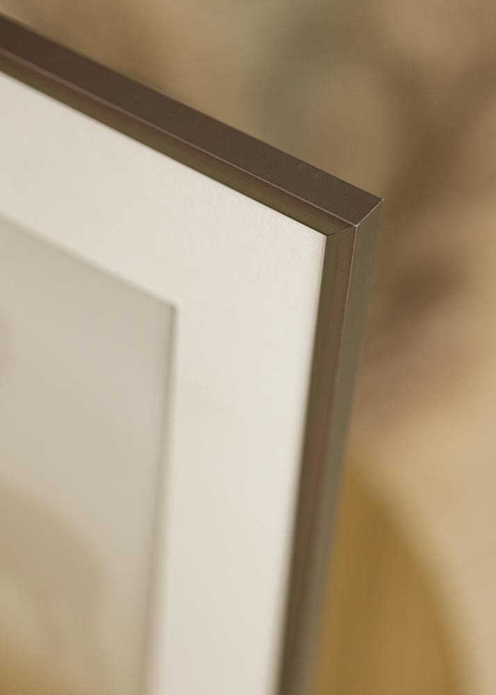 Ram med passepartou Frame New Lifestyle Steel 10x18 cm - Mounts White 8x10 cm