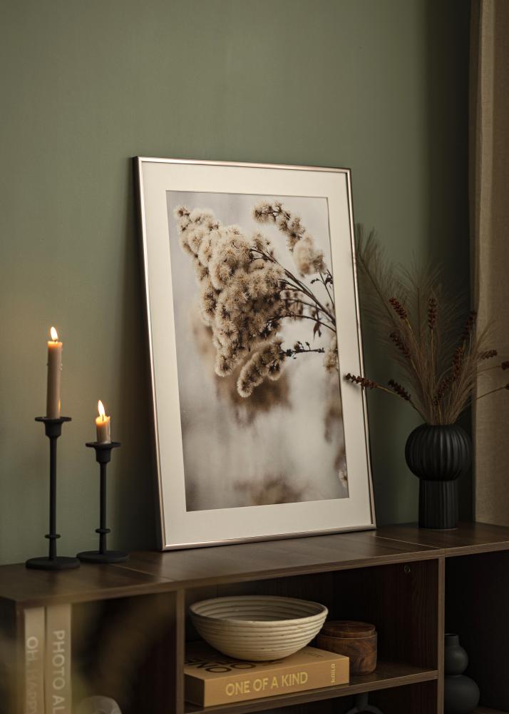 Ram med passepartou Frame New Lifestyle Steel 10x18 cm - Mounts White 8x10 cm