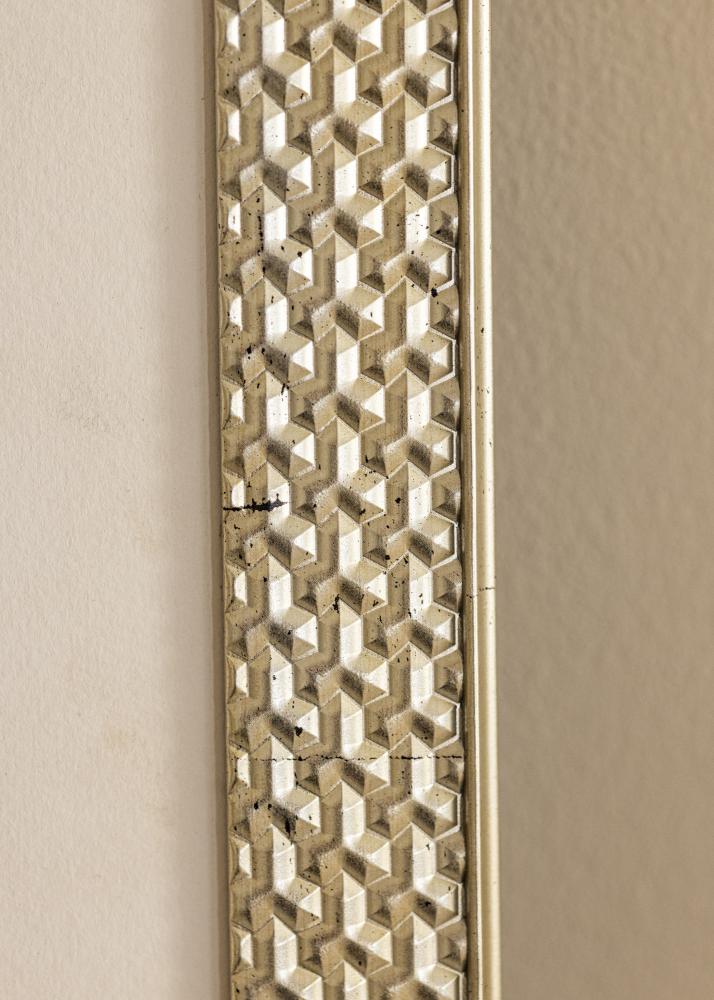Ram med passepartou Frame Grace Silver 30x40 cm - Mounts White 22x32 cm