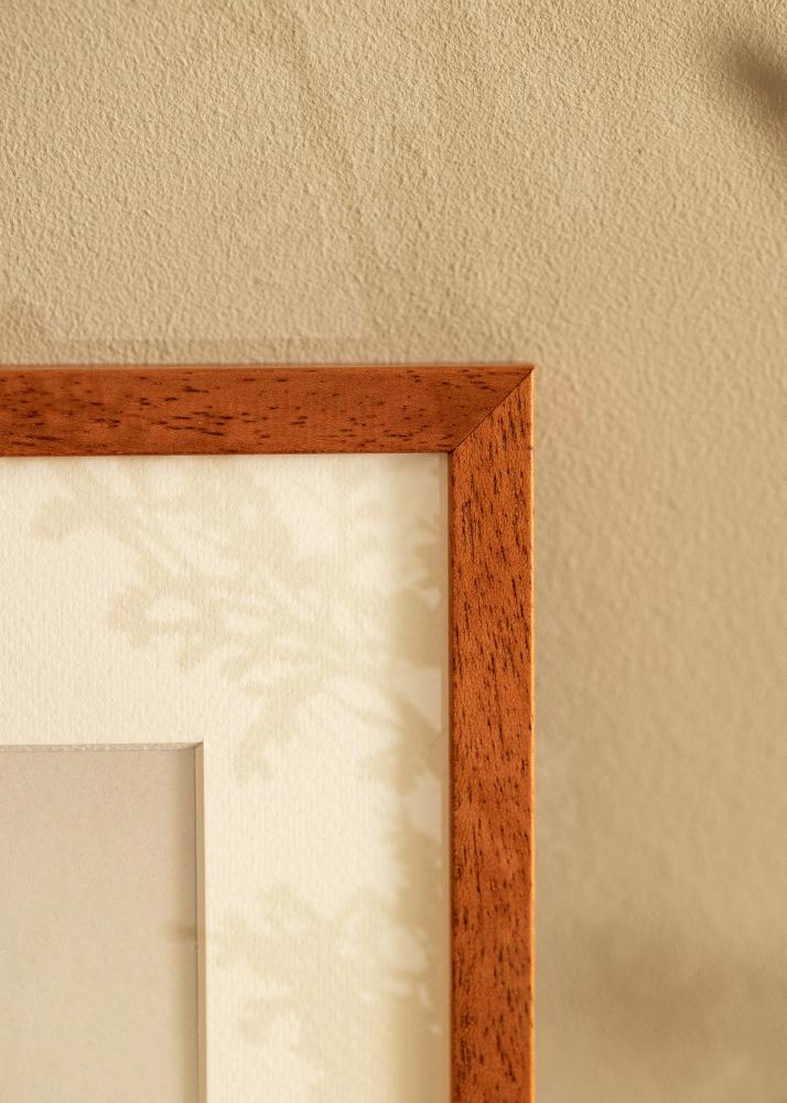 Ram med passepartou Frame Ares Cherry 50x70 cm - Mounts White 16x23 inches