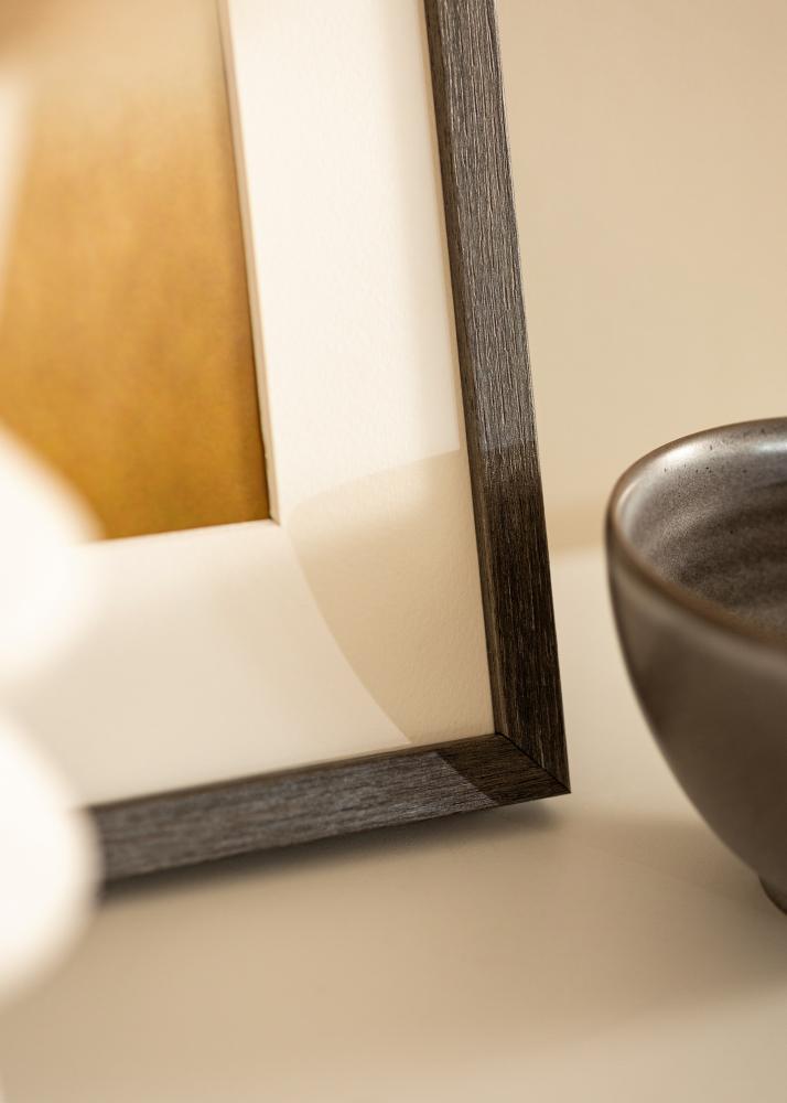 Ram med passepartou Frame Ares Gray Oak 20x30 cm - Mounts White 10x20 cm