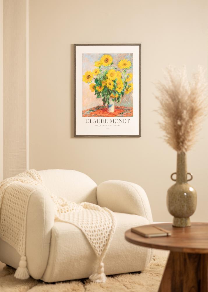 Ram med passepartou Frame Ares Gray Oak 20x30 cm - Mounts White 10x20 cm