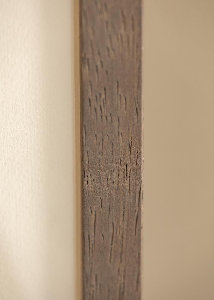 Ram med passepartou Frame Hermes Gray 60x80 cm - Mounts White 49.3x69.3 cm