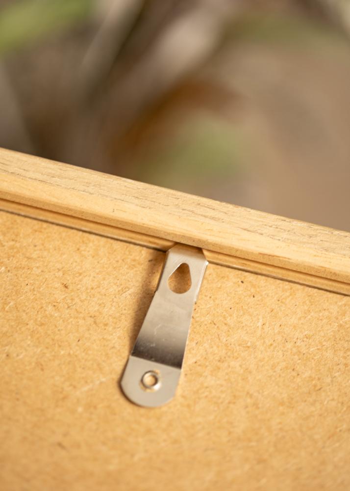 Ram med passepartou Frame Hermes Natural Oak 40x50 cm - Mounts White 29.7x42 cm