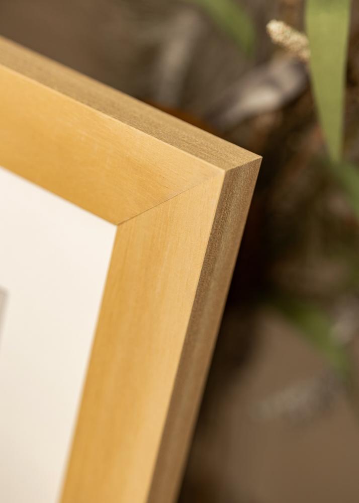 Ram med passepartou Frame Juno Wood 40x50 cm - Mounts White 27.5x37 cm