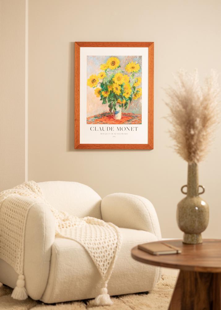 Ram med passepartou Frame Juno Cherry 40x60 cm - Mounts White 30x50 cm