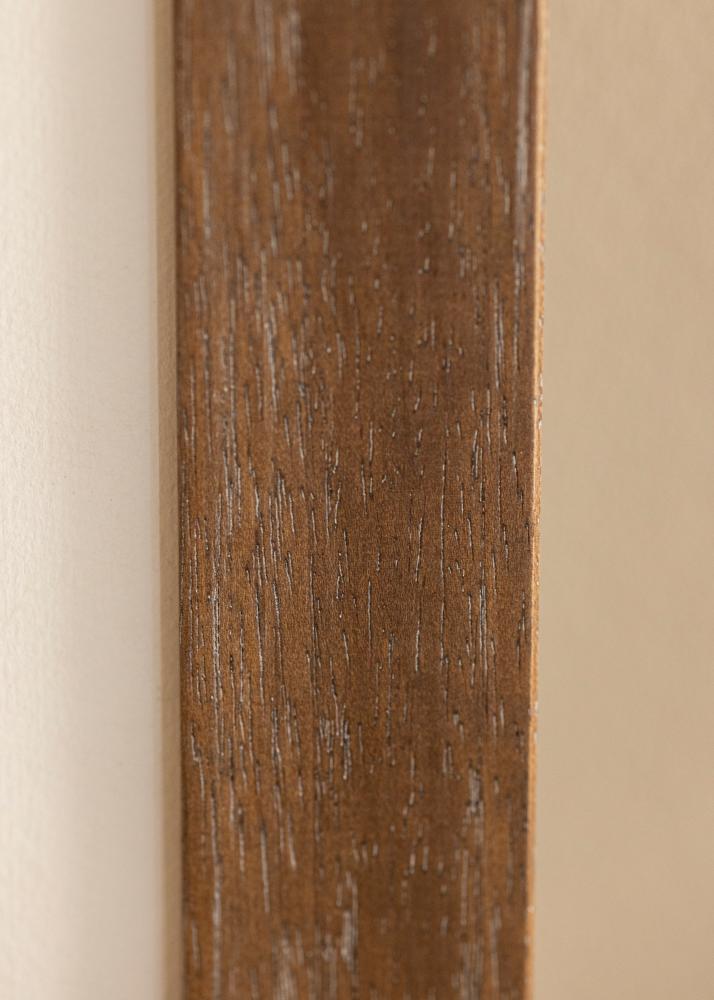 Ram med passepartou Frame Juno Gray 40x50 cm - Mounts White 11x15 inches