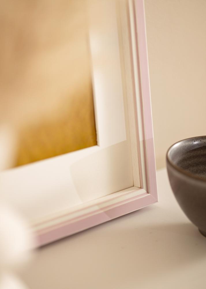 Ram med passepartou Frame Diana Pink 20x20 cm - Mounts White 15x15 cm