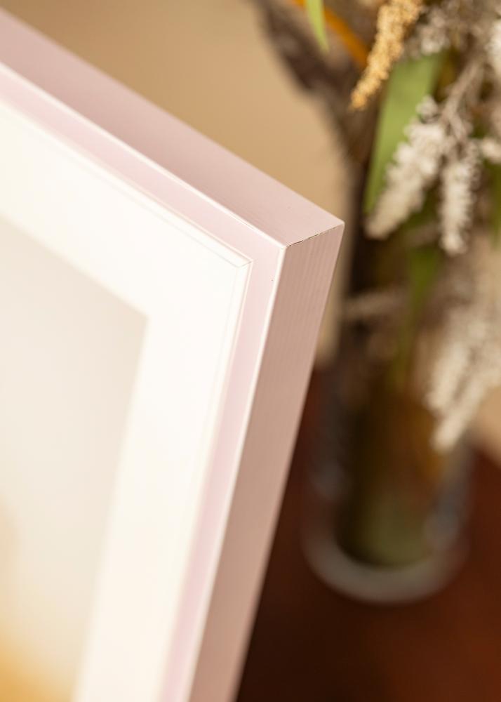 Ram med passepartou Frame Diana Pink 20x20 cm - Mounts White 15x15 cm