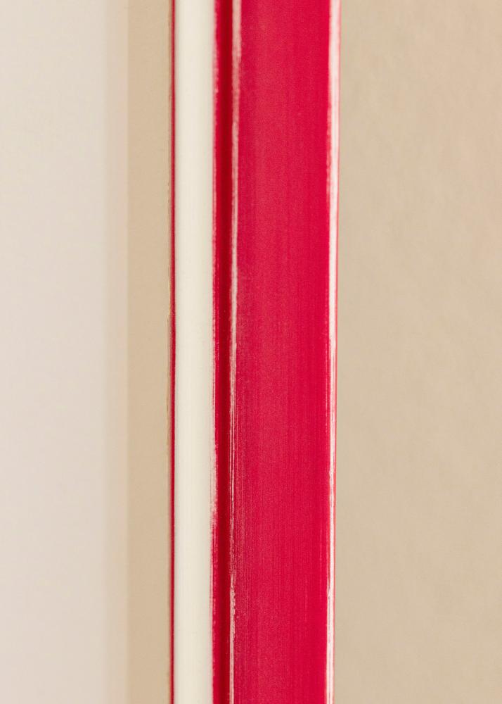 Ram med passepartou Frame Diana Red 45x60 cm - Mounts White 35x50 cm