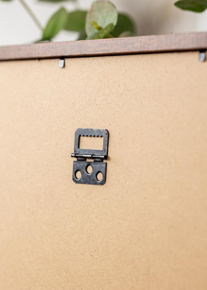 Ram med passepartou Frame Modern Warm Brown 60x80 cm - Mounts White 50x70 cm