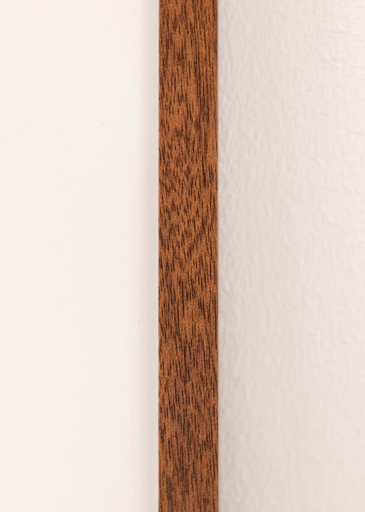 Ram med passepartou Frame Modern Warm Brown 60x80 cm - Mounts White 50x70 cm
