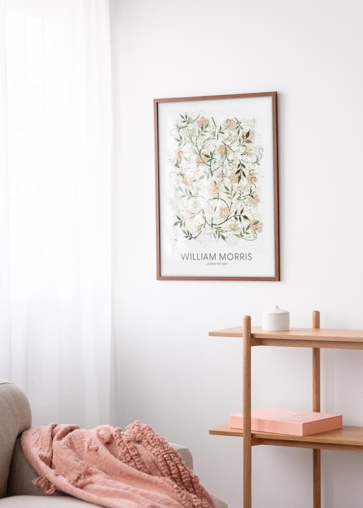 Ram med passepartou Frame Modern Warm Brown 60x80 cm - Mounts White 50x70 cm