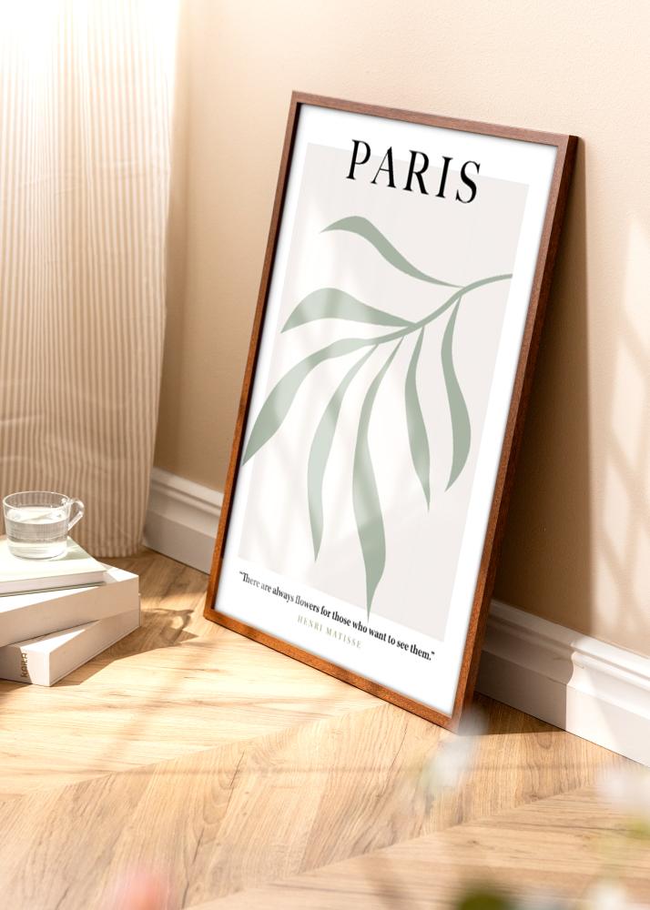 Ram med passepartou Frame Modern Warm Brown 60x80 cm - Mounts White 50x70 cm