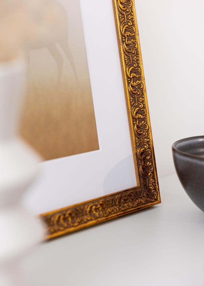 Jämtlands Ramfabrik Frame Amber Acrylic Glass Gold 40x50 cm