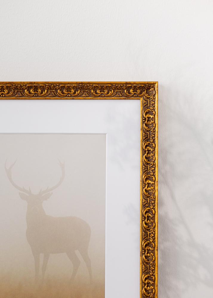 Jämtlands Ramfabrik Frame Amber Acrylic Glass Gold 40x50 cm