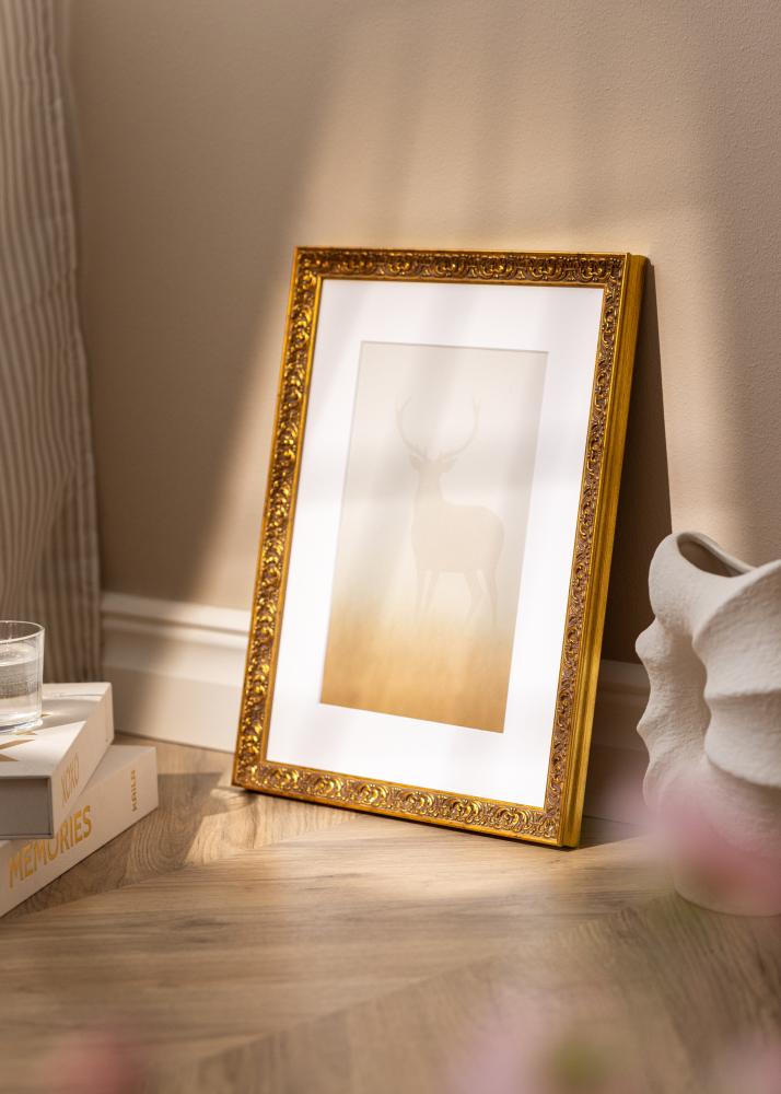 Jämtlands Ramfabrik Frame Amber Acrylic Glass Gold 40x50 cm