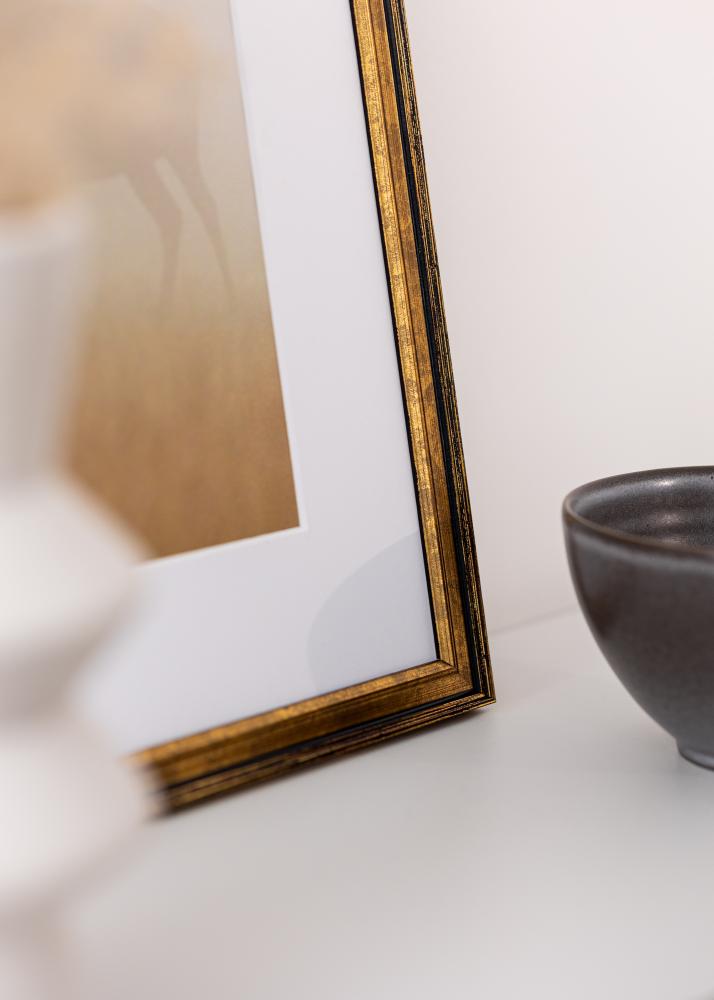 Jämtlands Ramfabrik Frame Ringa Acrylic Glass Gold 59,4x84,1 cm (A1)