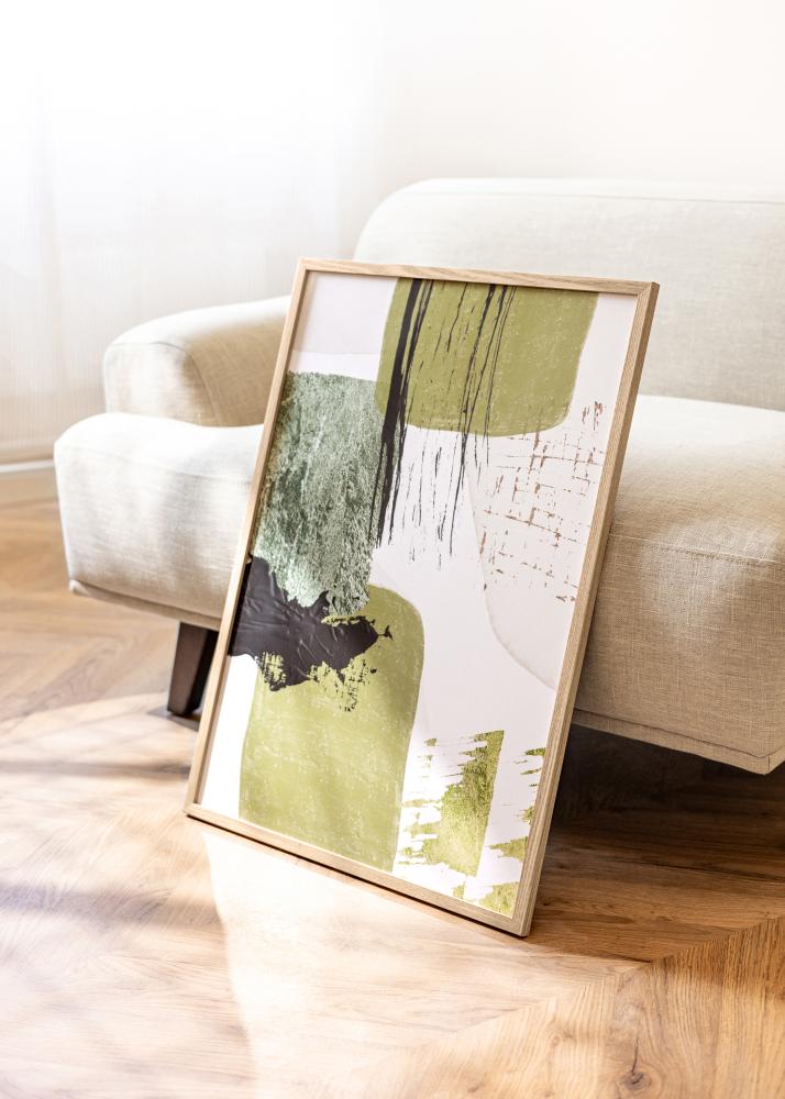 BGA Frame Trendy Acrylic Glass Oak 48x64 cm