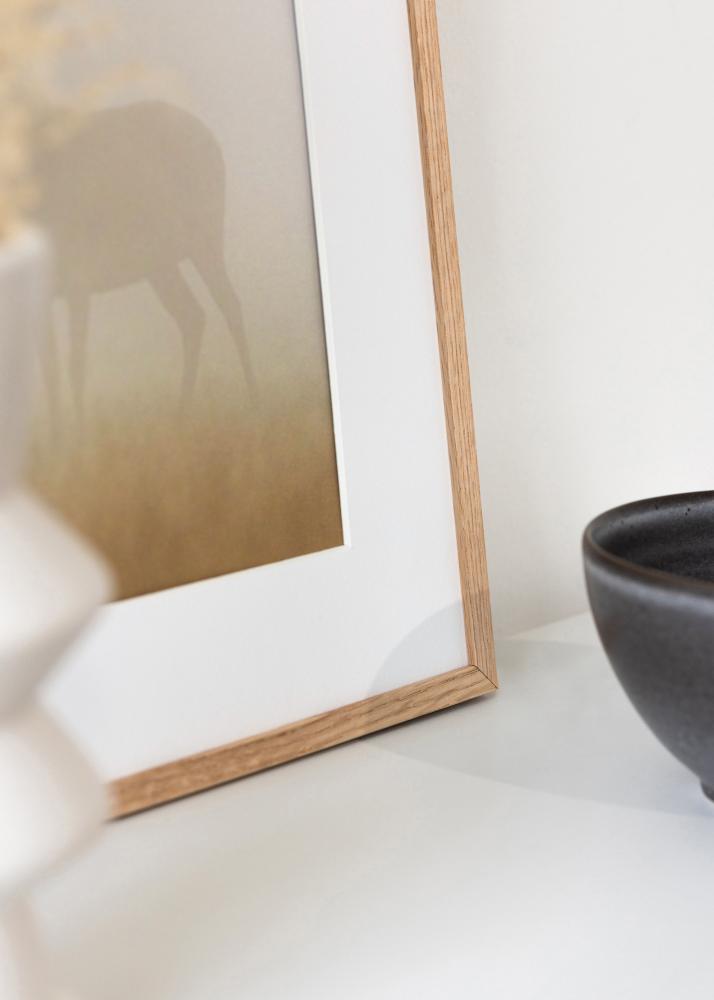 Galleri 1 Frame Narrow Oak Acrylic glass 8x10 inches (20.32x25.4 cm)