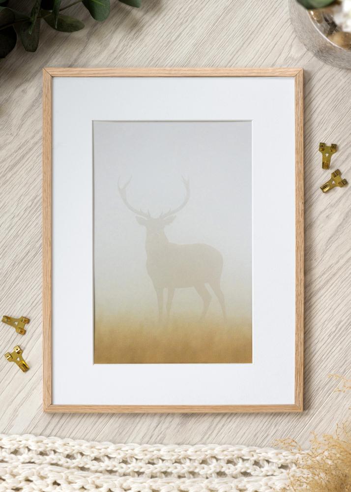 Galleri 1 Frame Narrow Oak Acrylic glass 8x10 inches (20.32x25.4 cm)