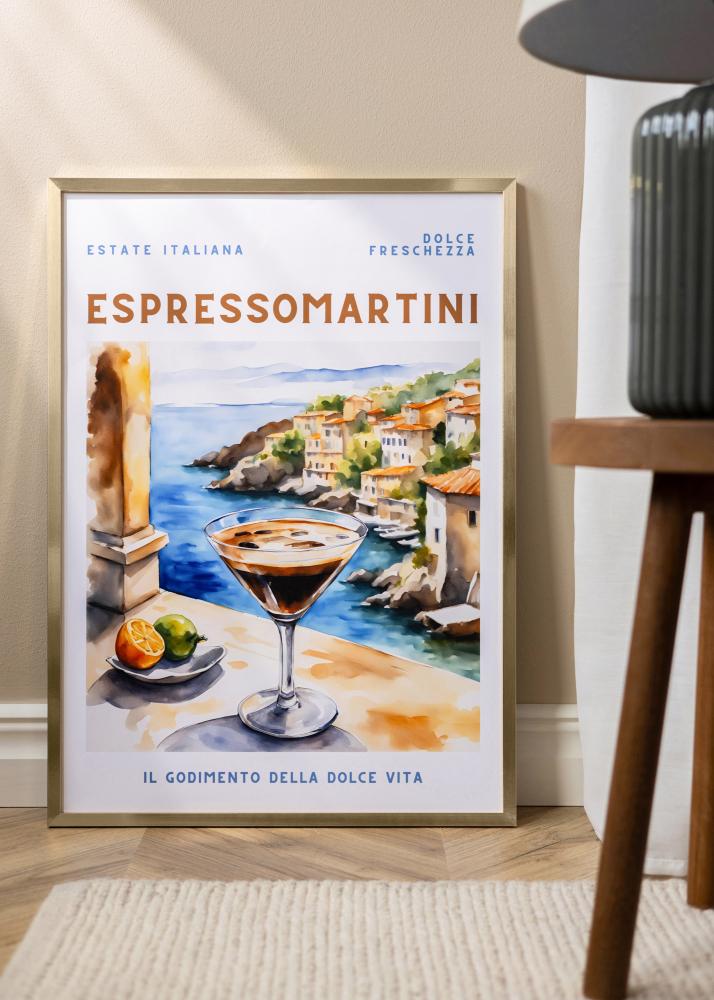 BGA Frame Trendy Acrylic Glass Gold 29.7x42 cm (A3)