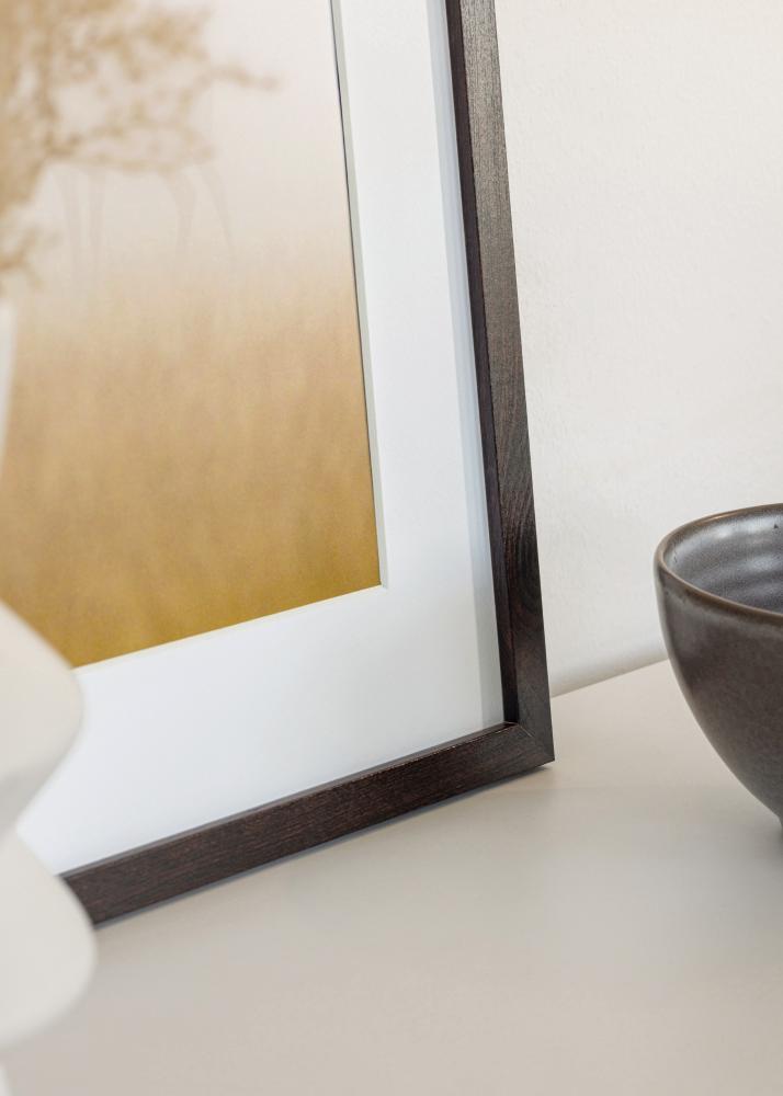 BGA Frame Trendy Acrylic Glass Walnut 48x64 cm